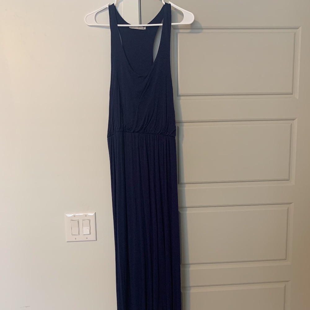 Like new Rolla Coster navy racerback maxi dress